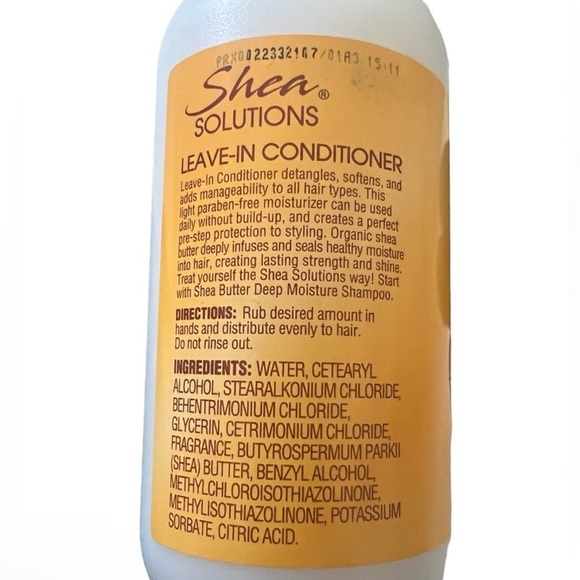 New Shea Solutions Leave- in Conditioner With White Organic Shea Butter Moisturi - Picture 4 of 4